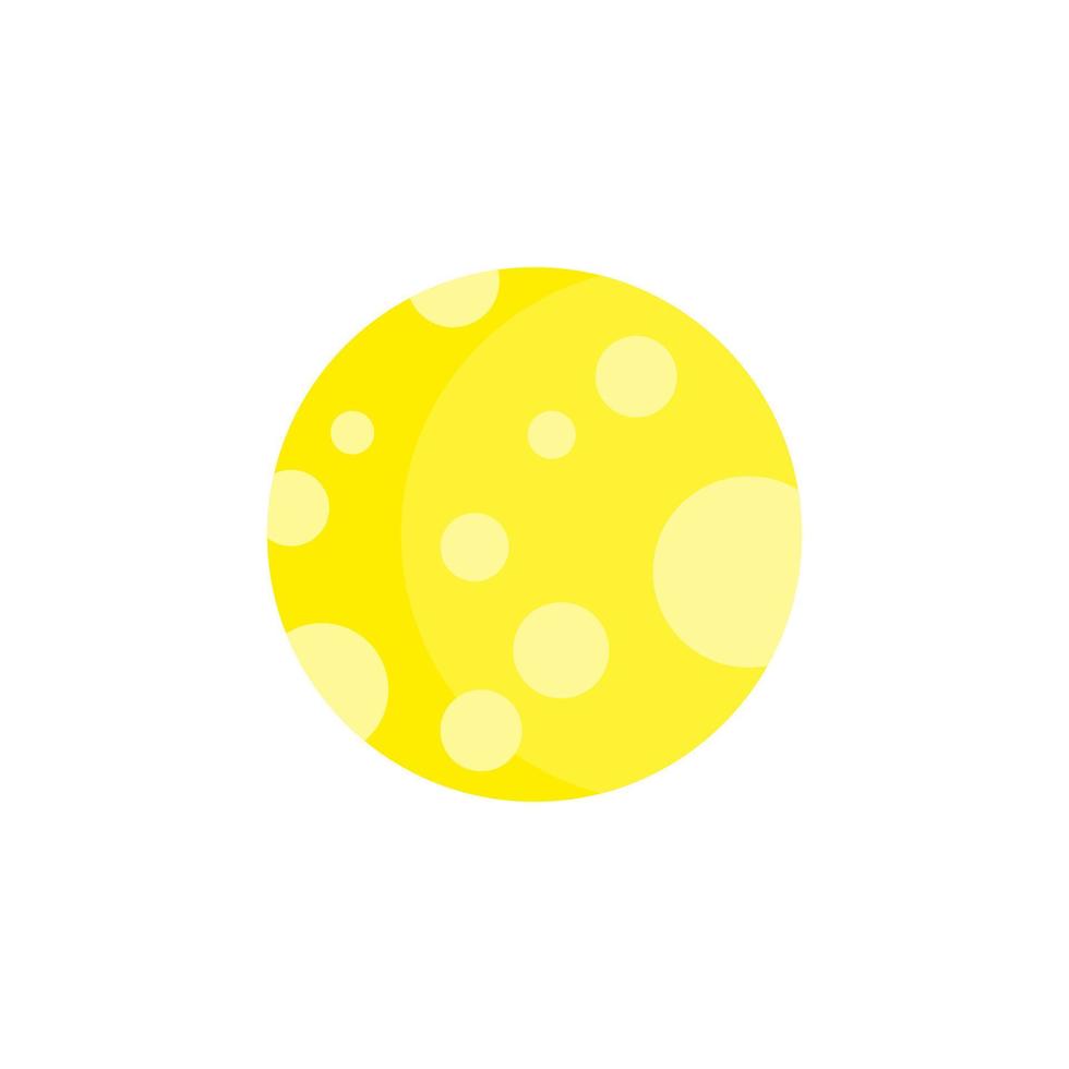 vector de luna para presentación de icono de símbolo de sitio web