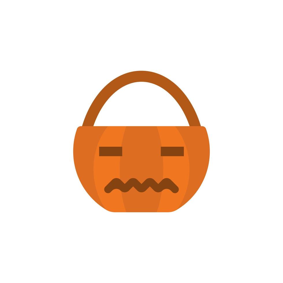 pumpkin face vector for website symbol icon presentation