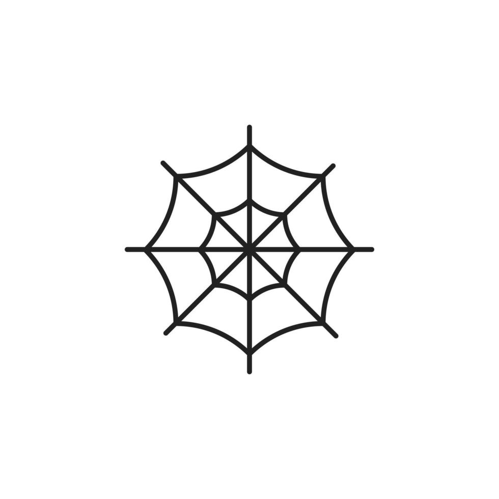 Spider web vector for website symbol icon presentation