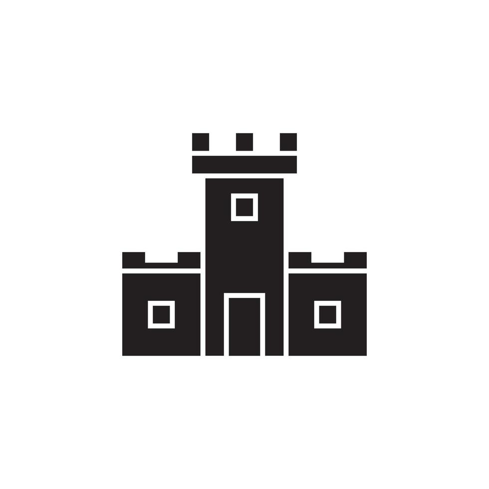 vector de castillo para presentación de icono de símbolo de sitio web