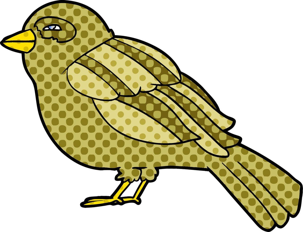 personaje de pájaro de dibujos animados vector