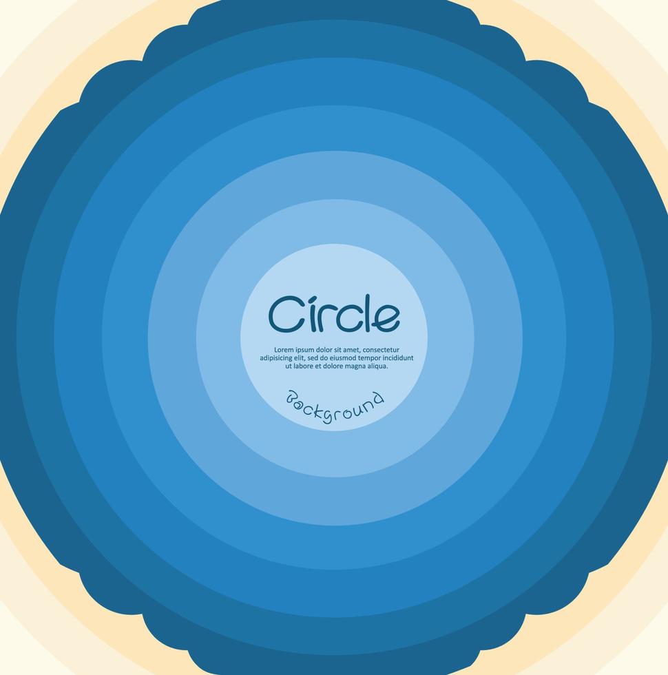 Creative background template for circular style and curved frames vector