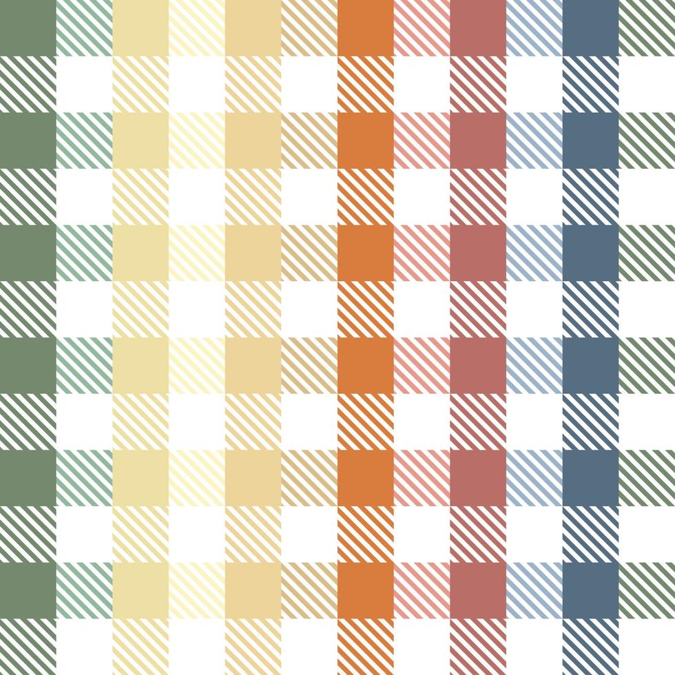 Winter color checkered background, plaid texture seamless pattern fabric checkered background, gingham background vector