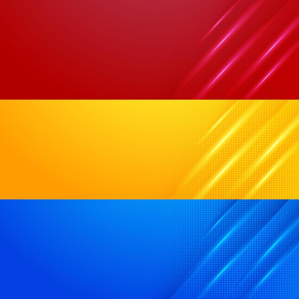 Vector colorful abstract banner background design set