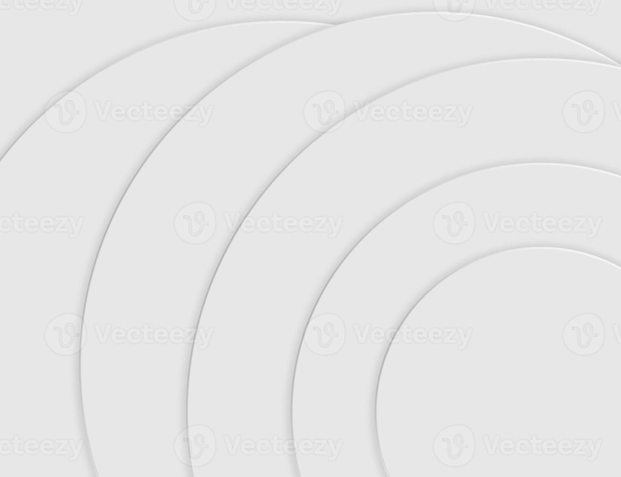 white circle simple and clean abstract background. 3d render photo