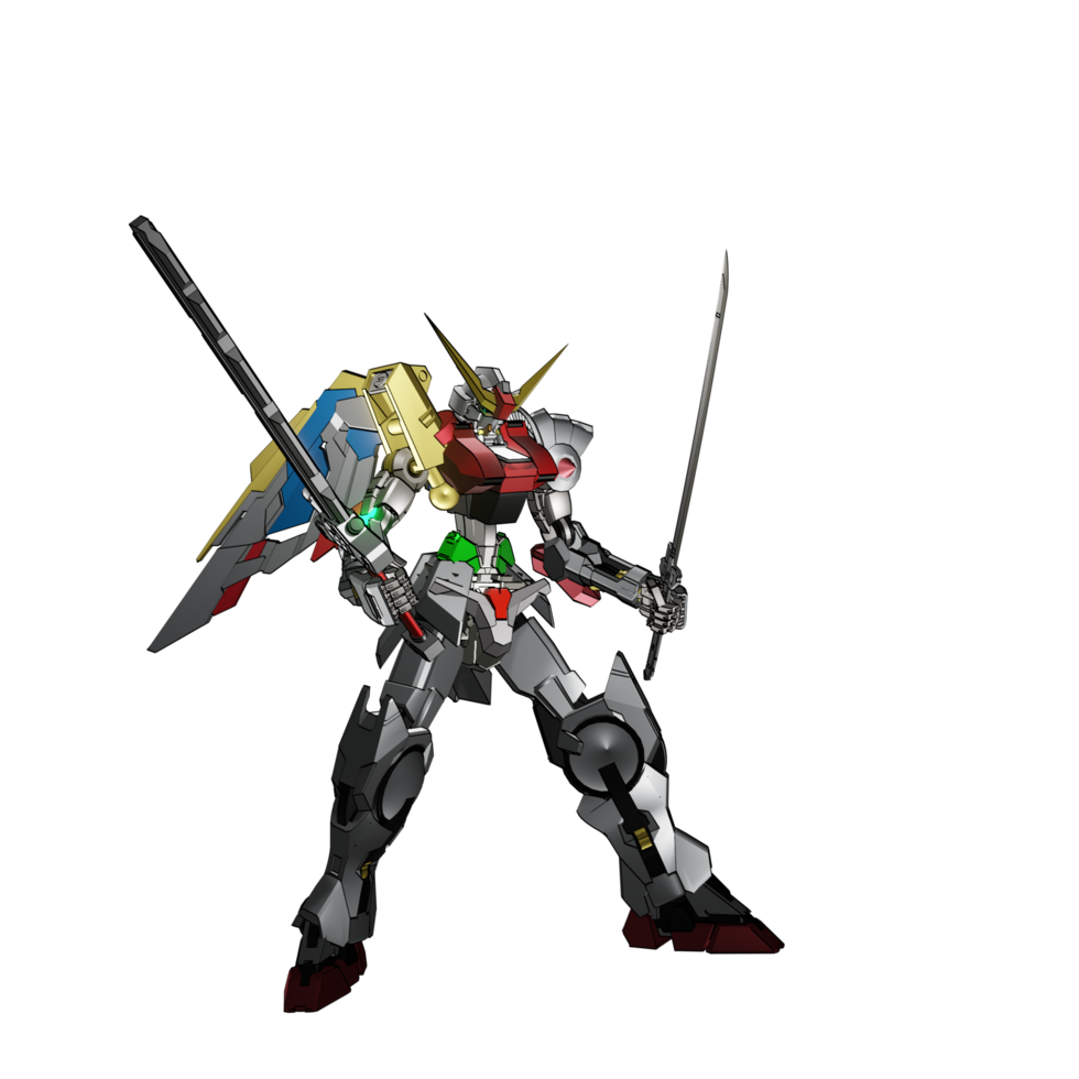 Mecha-Angriffspose png