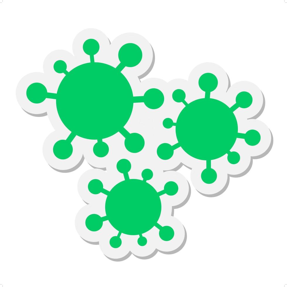 Vector virus sticker