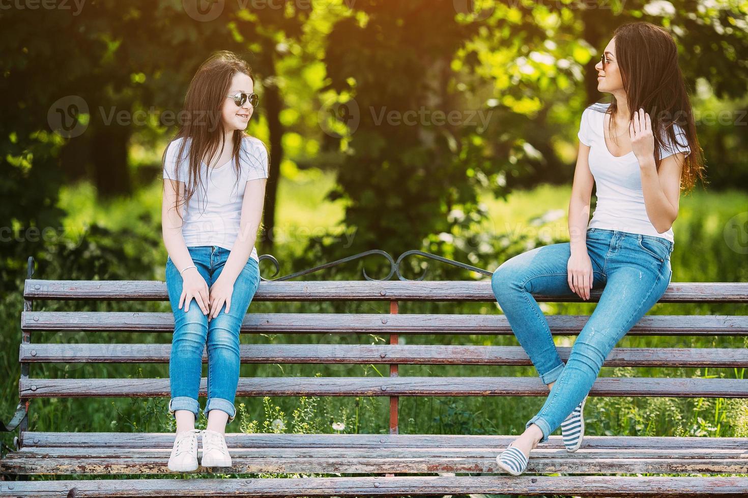 Mom and daugther photo