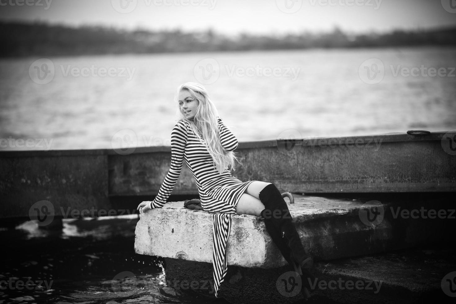 Woman outdoor portrait photo