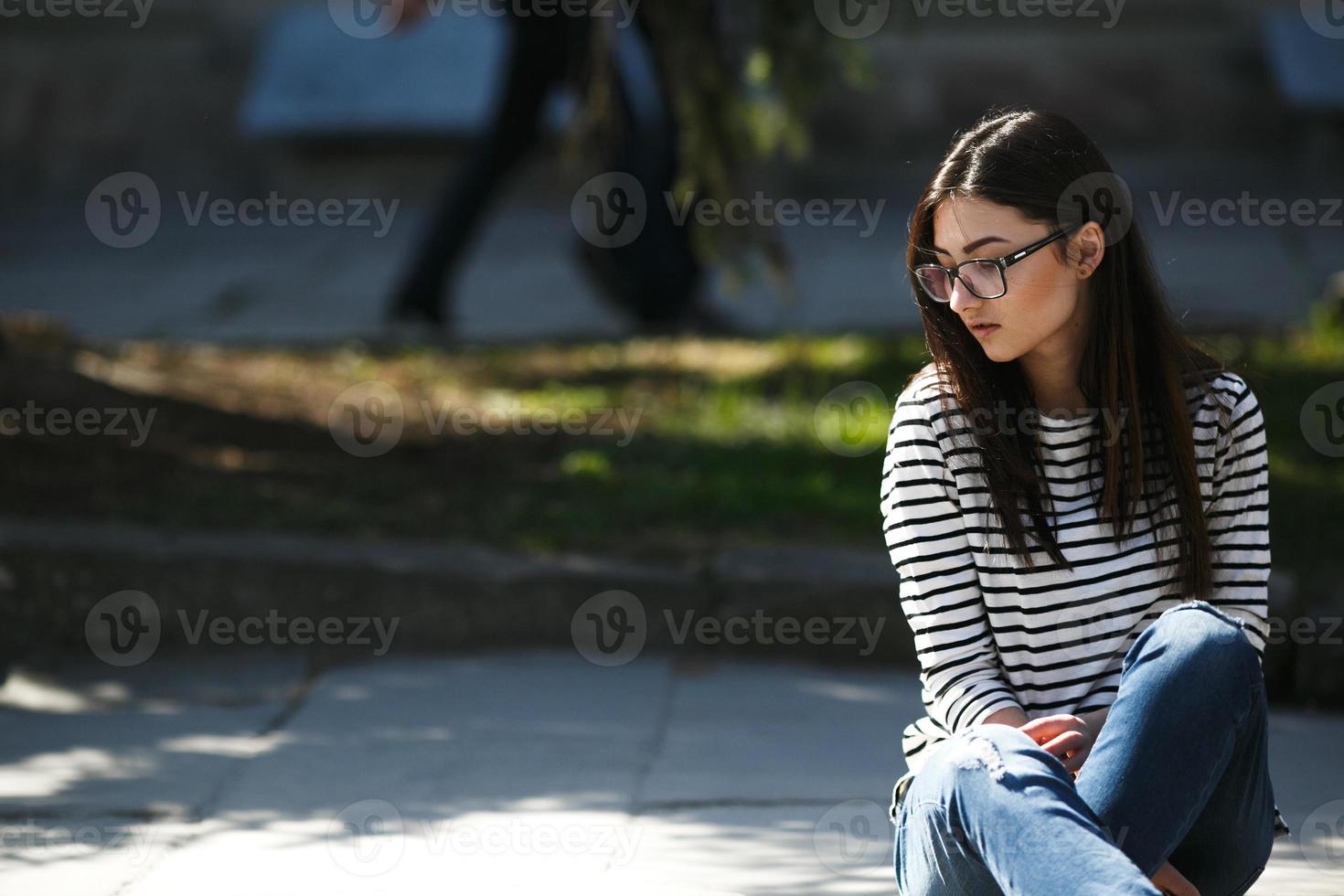 Woman portrait view photo