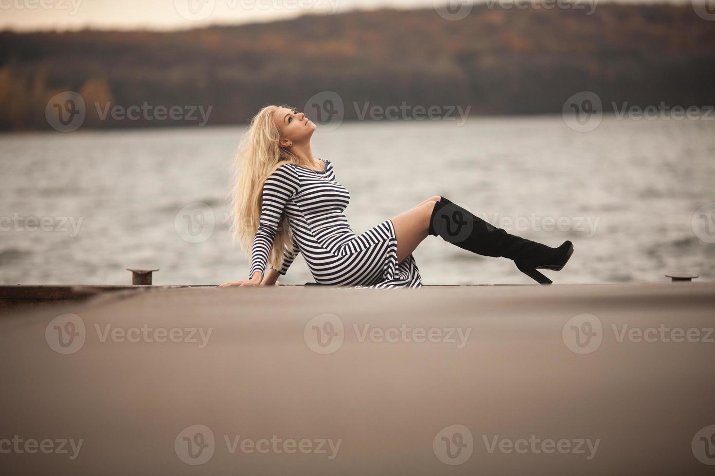 Woman outdoor portrait photo