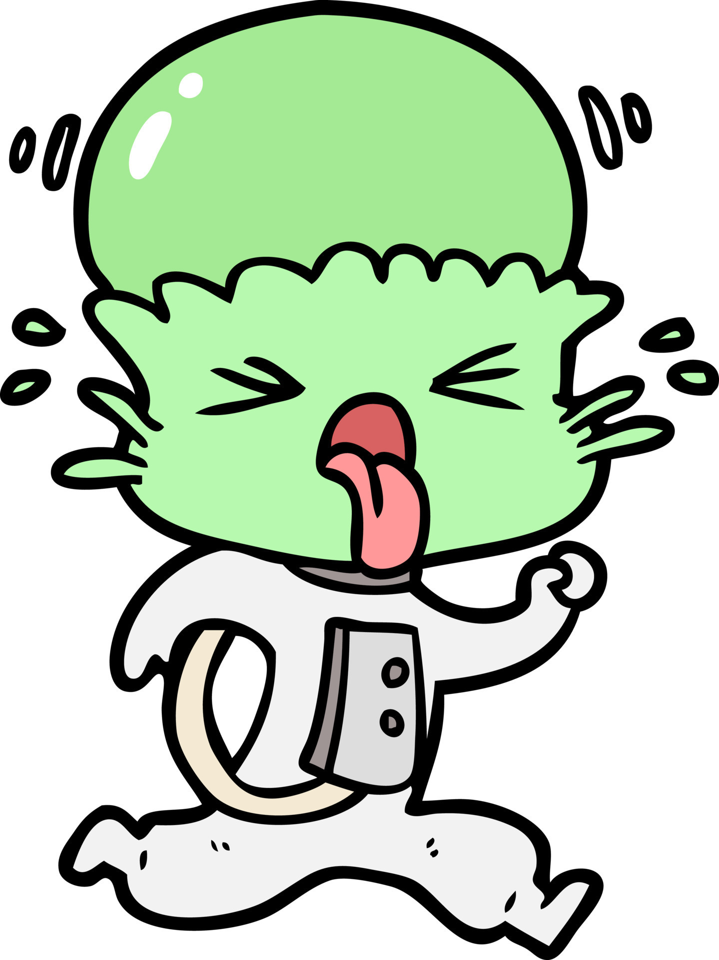 weird cartoon alien 12479728 Vector Art at Vecteezy