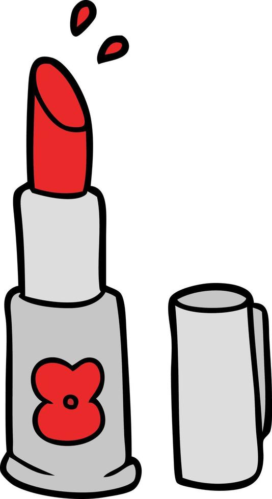 Vector cartoon lipstick