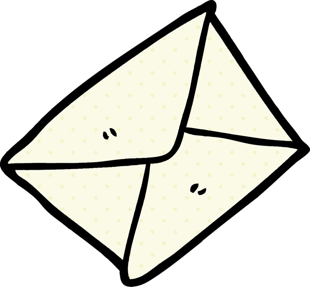 Vector cartoon envelope