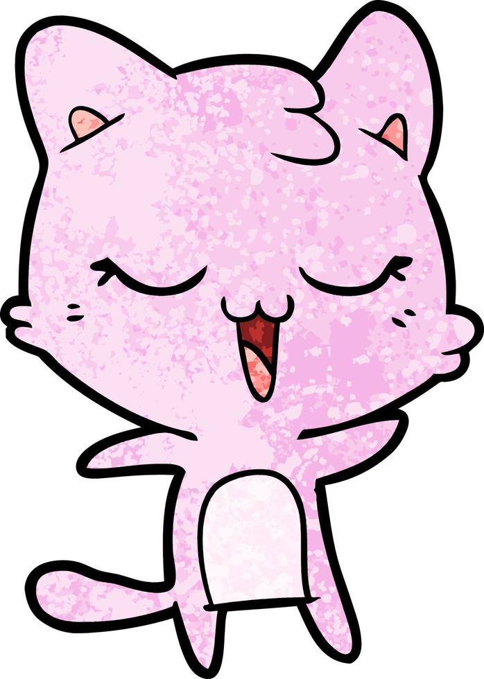 Vector cartoon cat