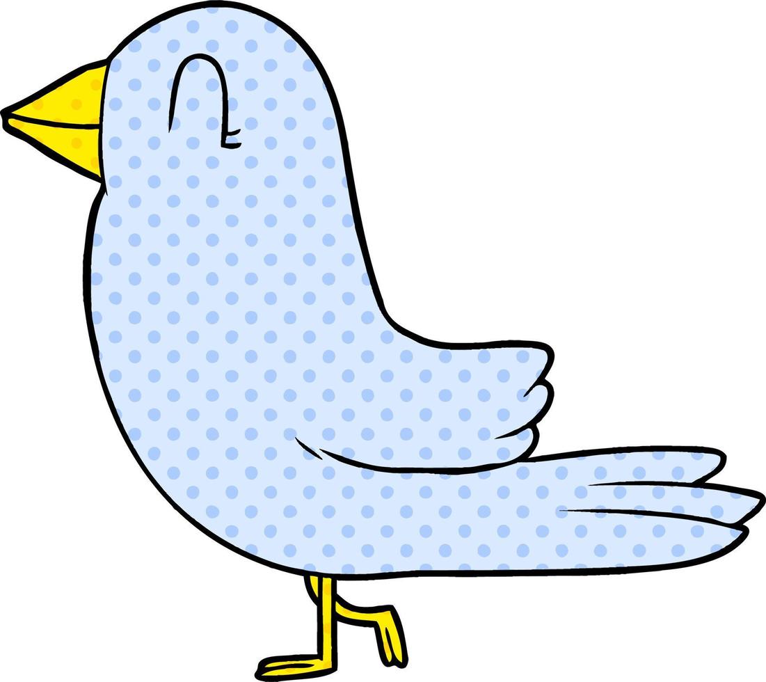 cartoon bird character vector
