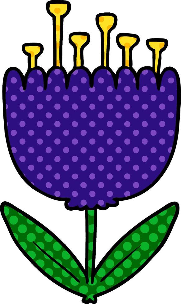 vector cartoon flower