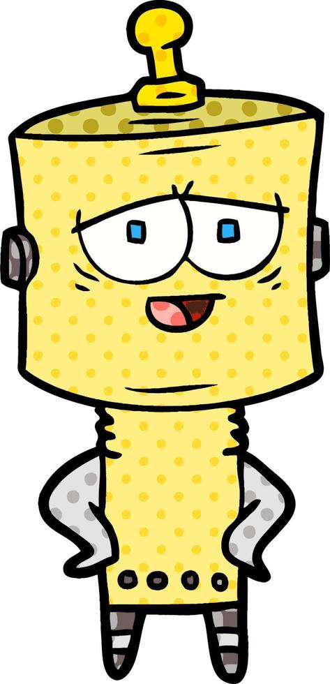 cartoon robot character vector