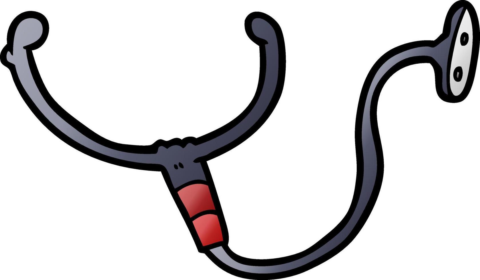 vector cartoon stethoscope