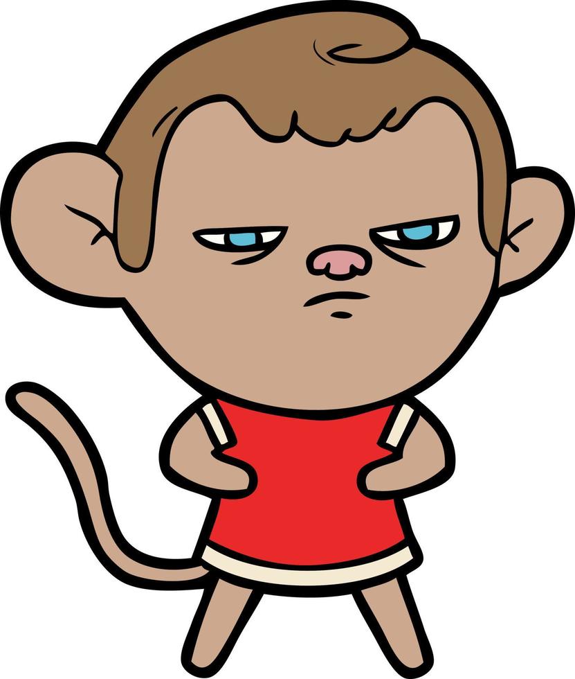 cartoon monkey character vector