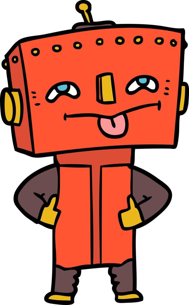 cartoon robot character vector