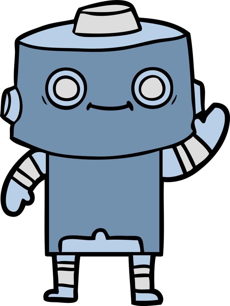 cartoon robot character vector