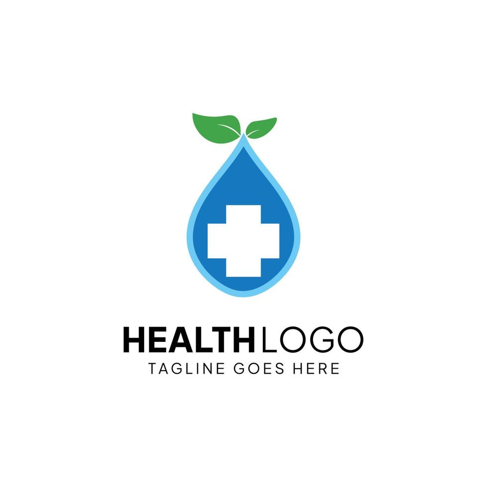 Health logo vector illustration for personal and company simple identity