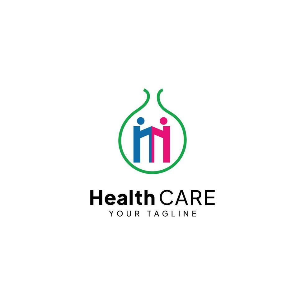 Health logo vector illustration for personal and company simple identity