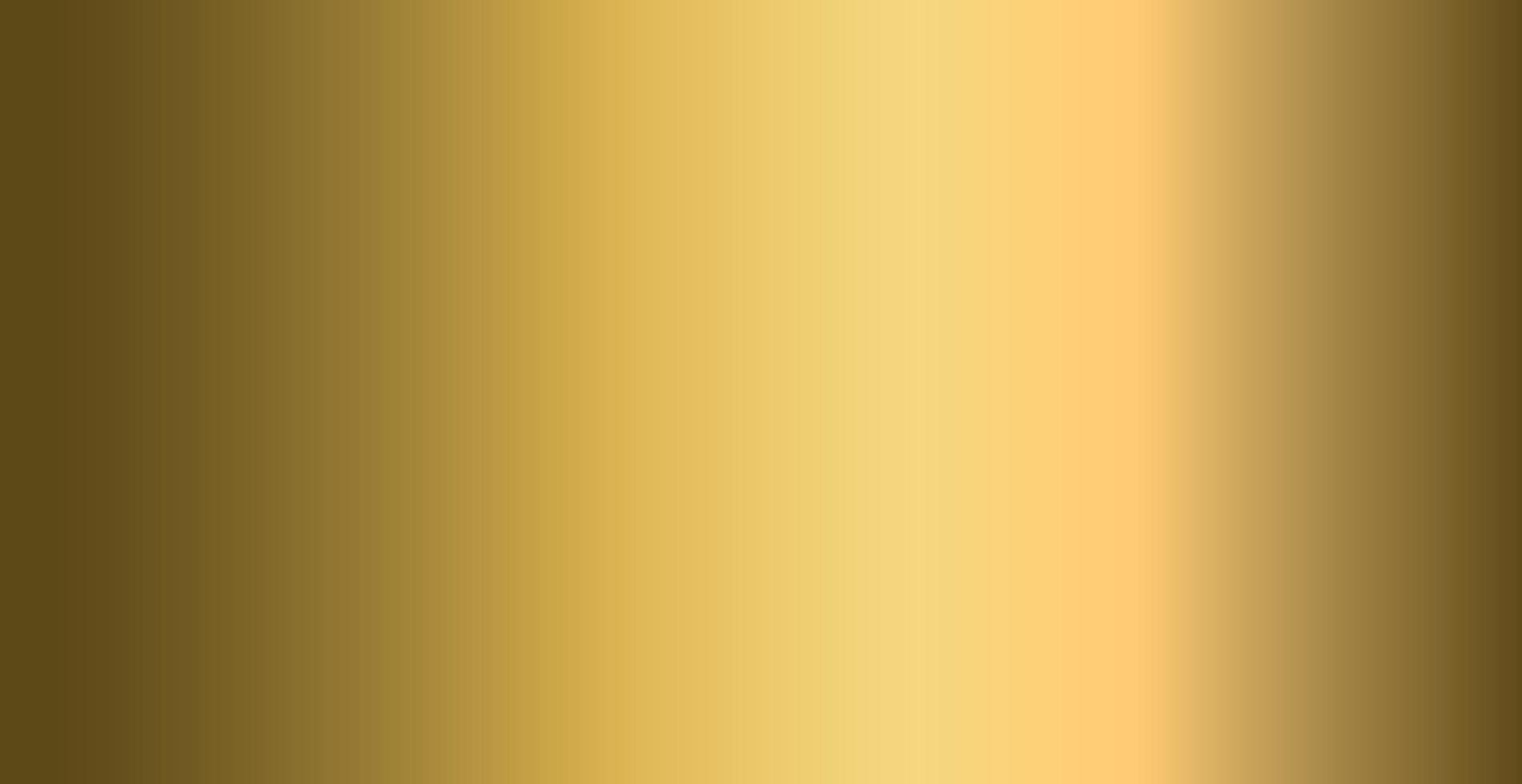 Gold metal plating industry panoramic metal texture with glare - Vector