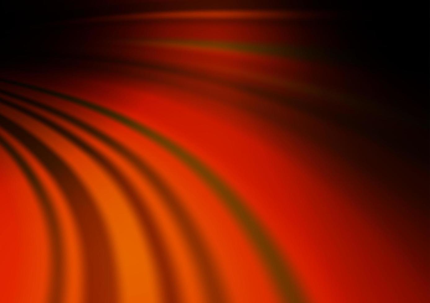 Dark Orange vector background with lamp shapes.