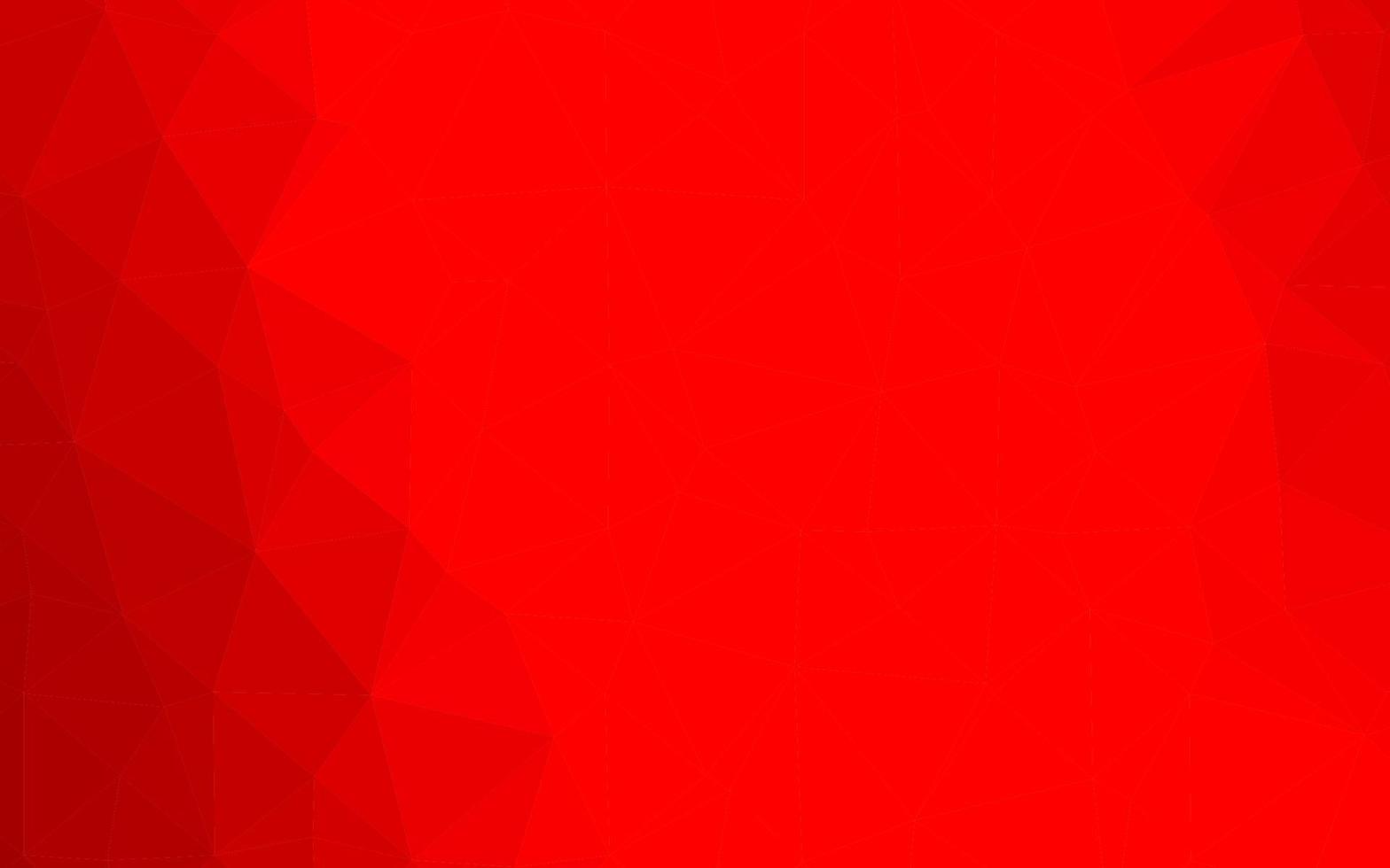 Light Red vector shining triangular template.
