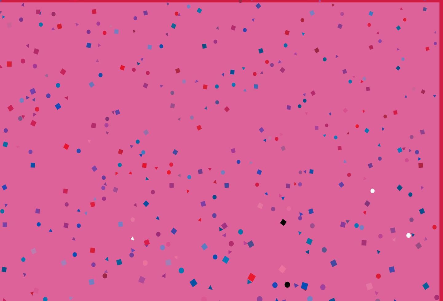 Light Blue, Red vector cover in polygonal style with circles.