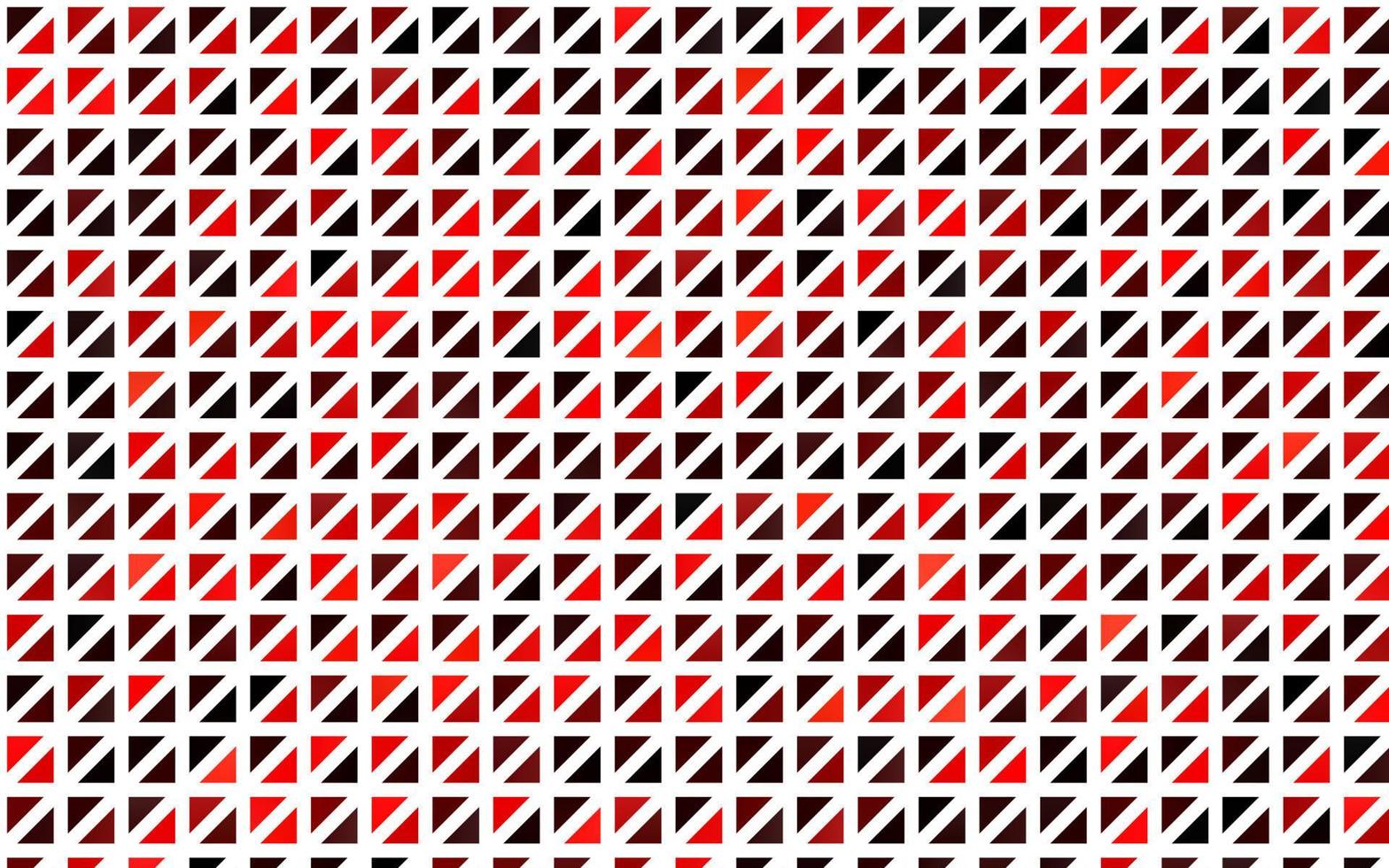 textura de vector rojo claro en estilo triangular.