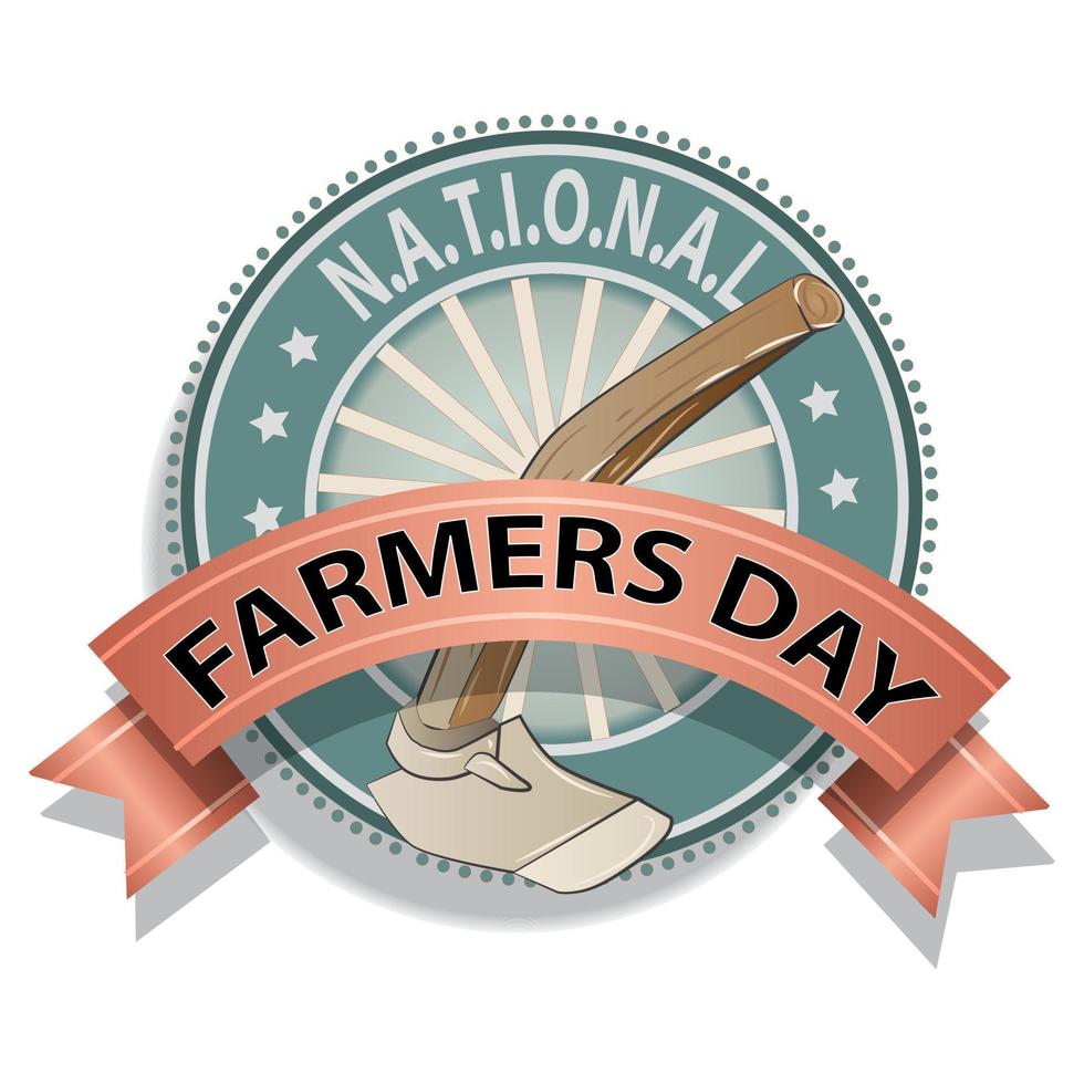 dia nacional del agricultor vector