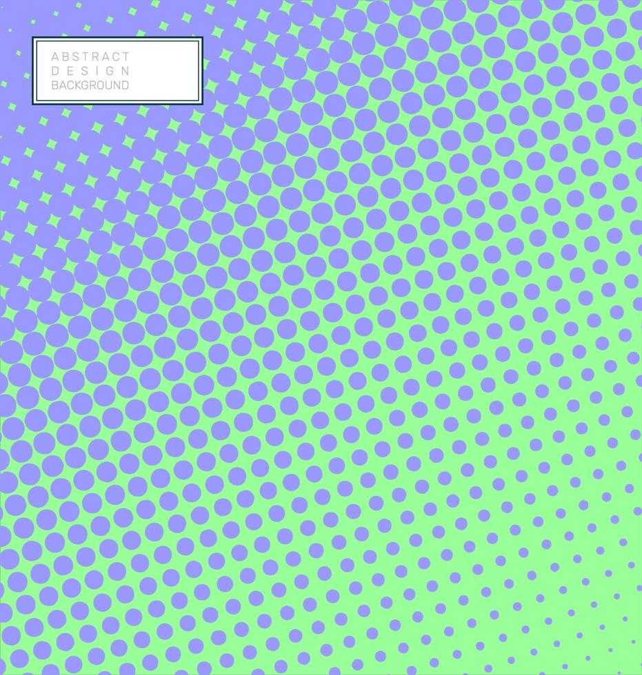 vector de fondo degradado de color de patrón de semitono geométrico abstracto