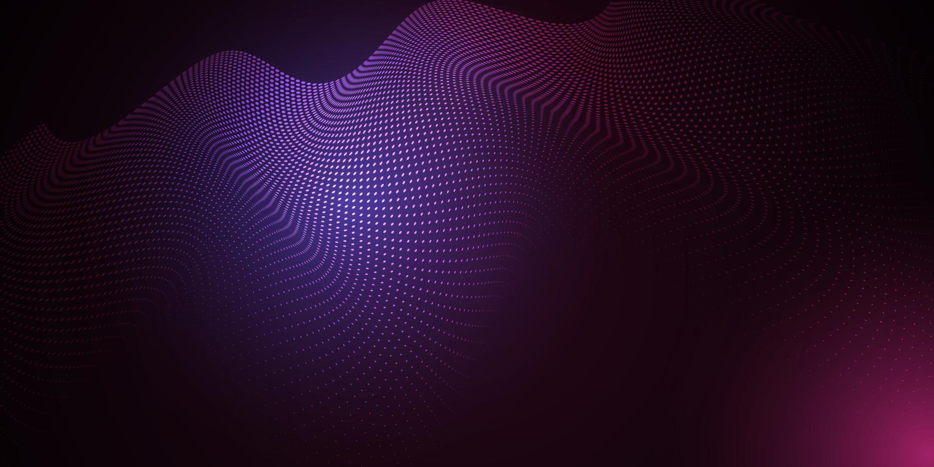 halftone dots banner design vector