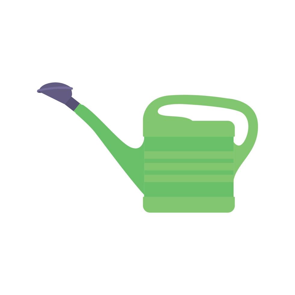 Watering Can Flat Illustration. Clean Icon Design Element on Isolated White Background vector