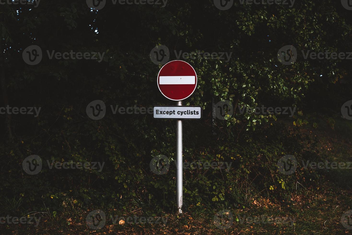 No entry signal photo