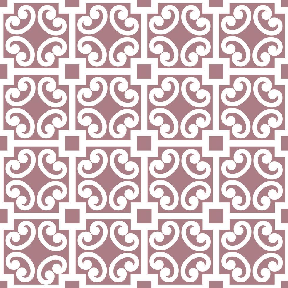 Abstract seamless pattern. Arabic line ornament with geometric shapes. Linear floral ornamental texture. Artistic backdrop in arabic orient textile style. vector