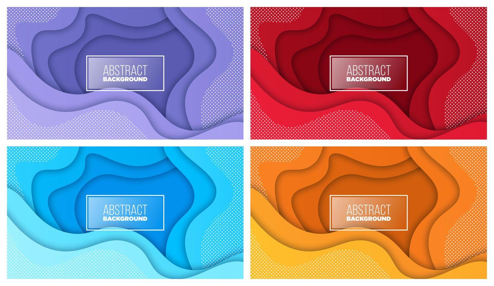 Colorful liquid and geometric background with fluid gradient shapes vector