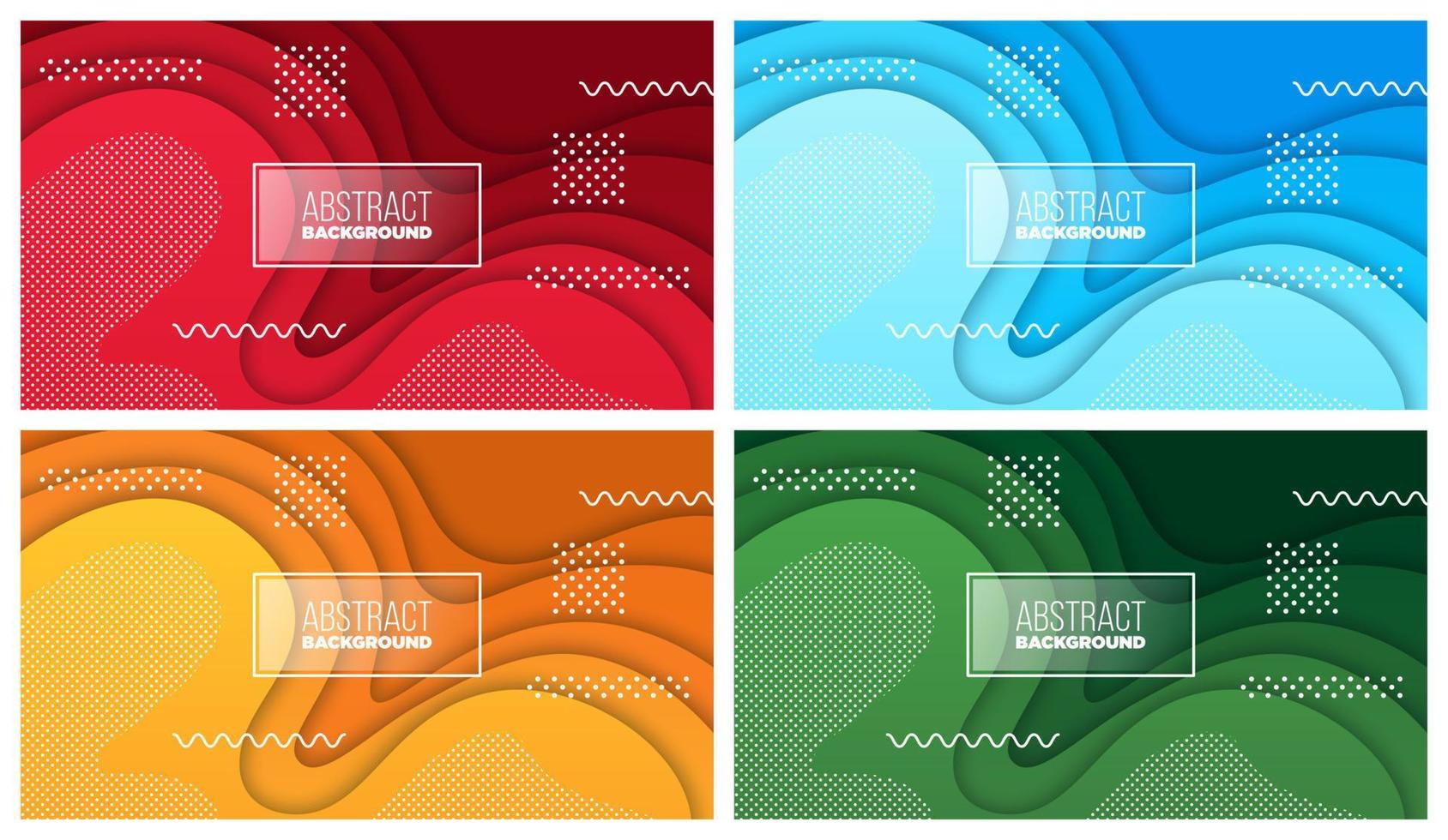 Colorful liquid and geometric background with fluid gradient shapes vector