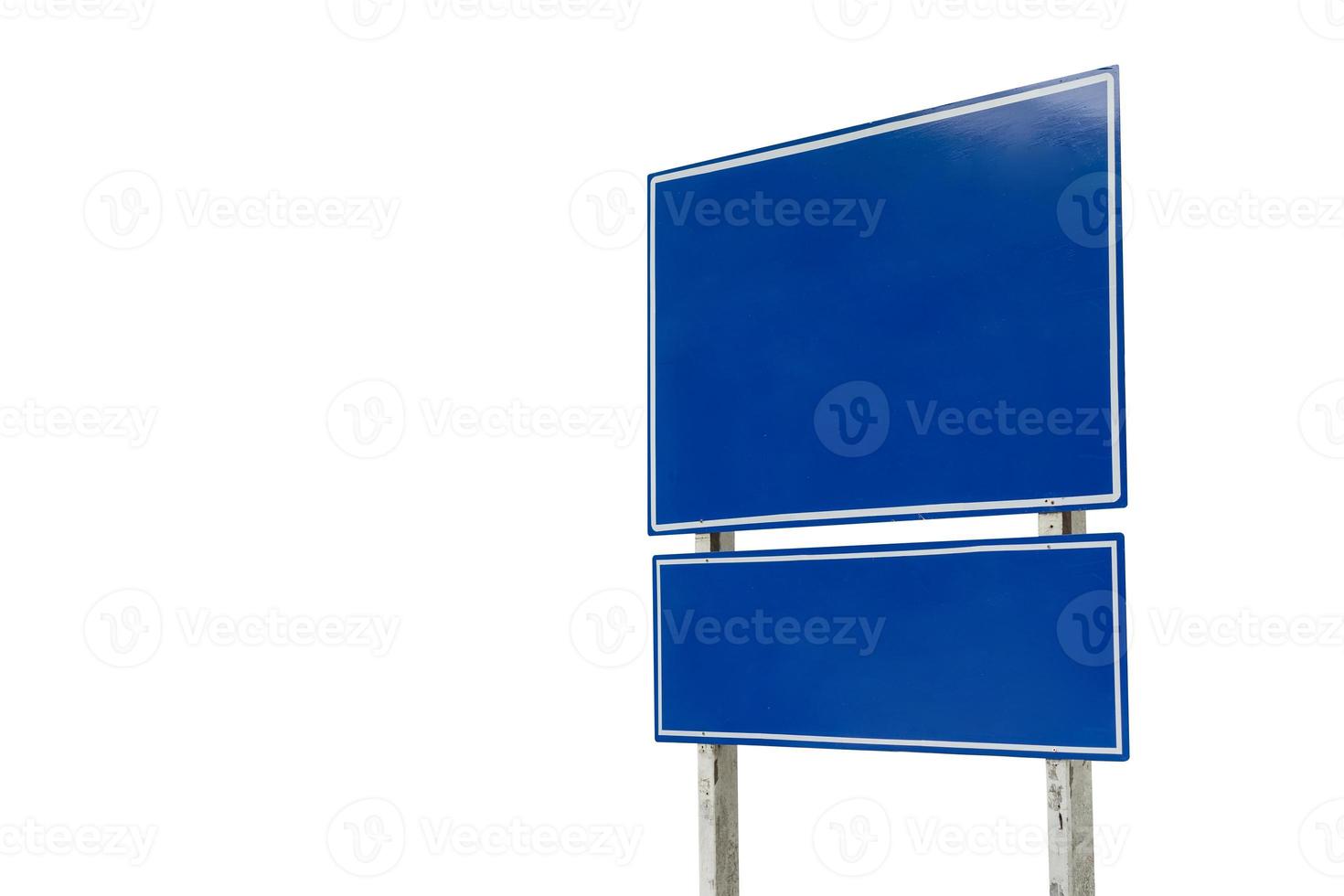 clear isolated traffic sign on white background. Clipping Paths photo