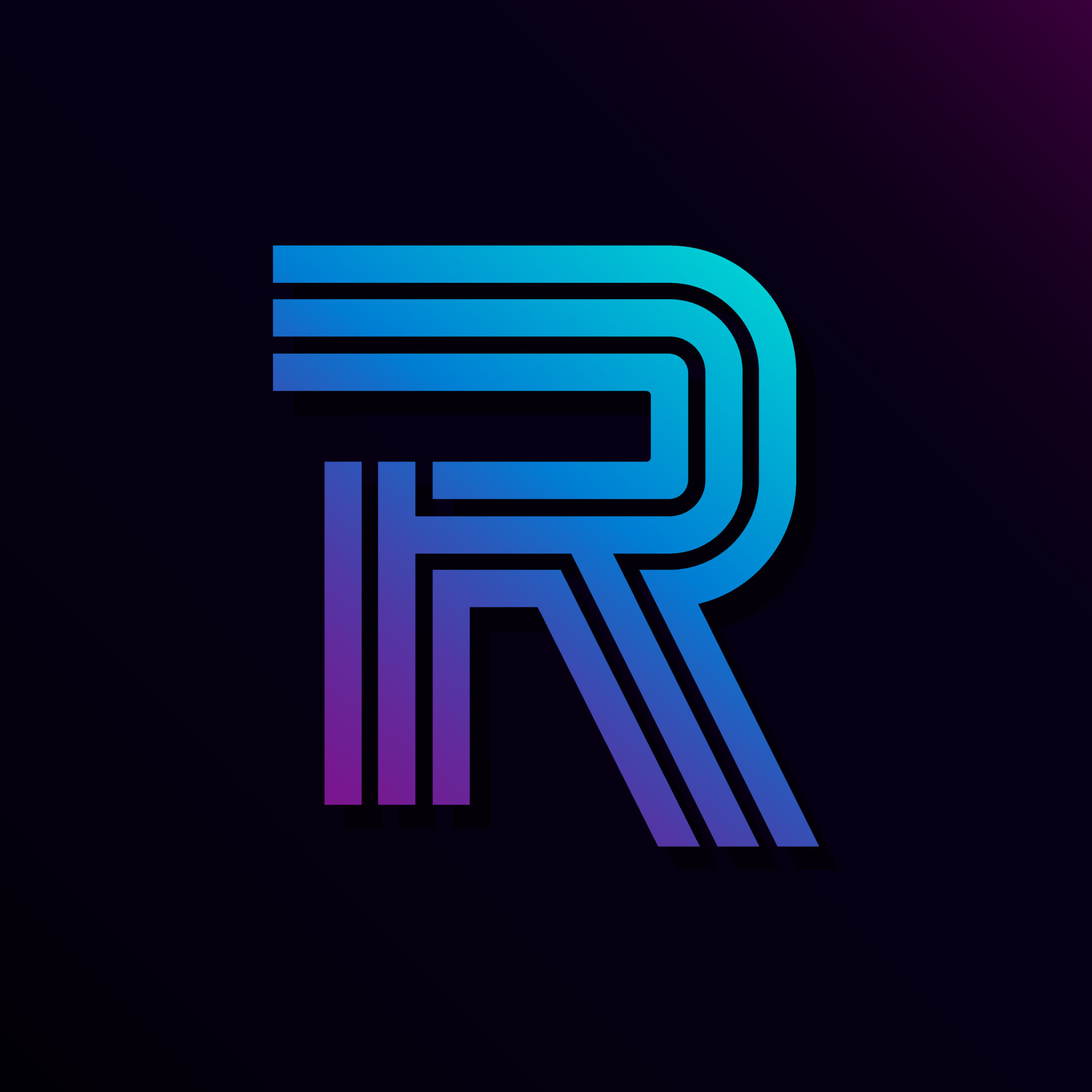 letter r logo icon and vector 12484450 Vector Art at Vecteezy