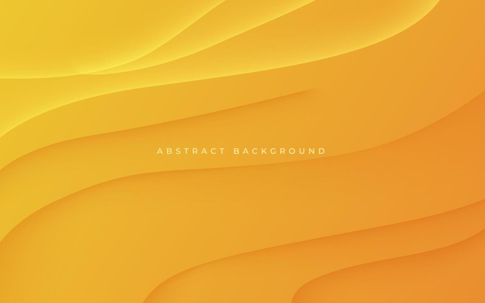 abstract yellow orange dynamic wavy shadow and light modern design geometric futuristic vector background illustration.