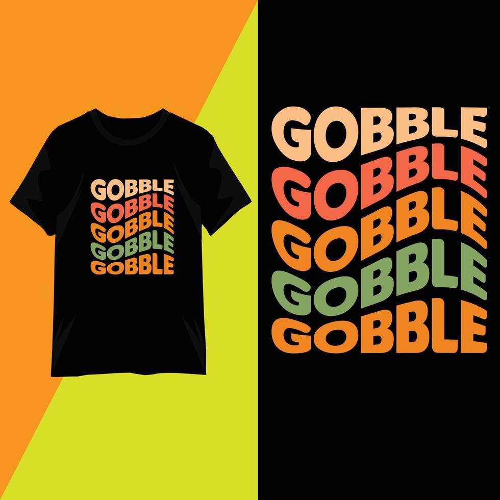Thanksgiving Day typography T-shirt design vector