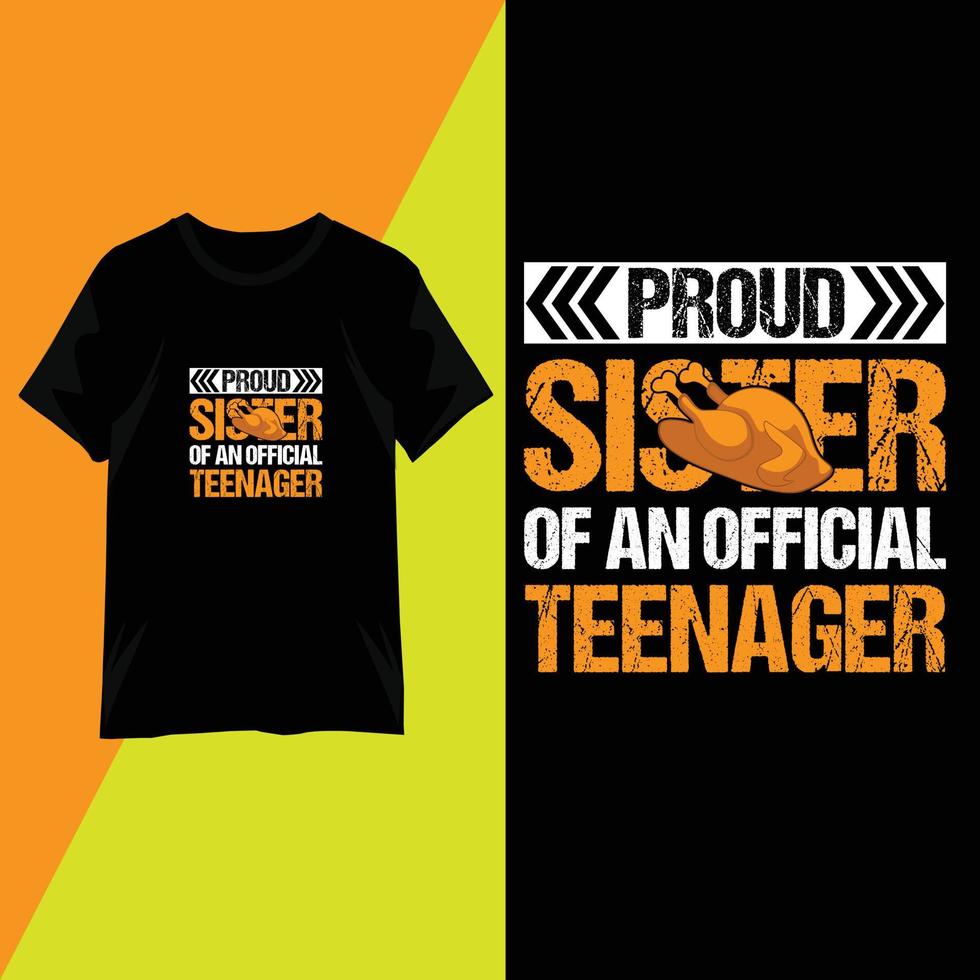 Thanksgiving Day trendy typography Tshirt design  vector