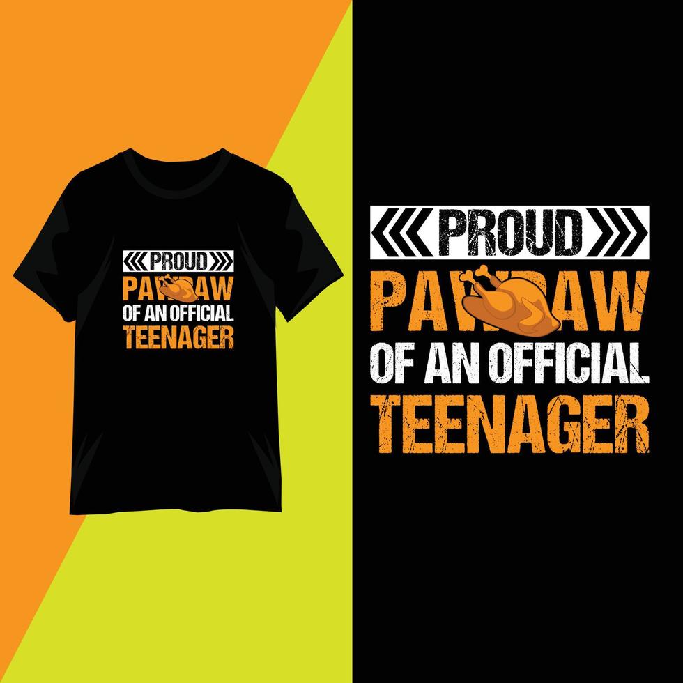 Thanksgiving Day trendy typography Tshirt design  vector