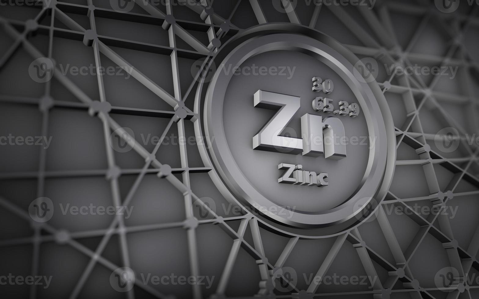 geometric symbol of zinc photo