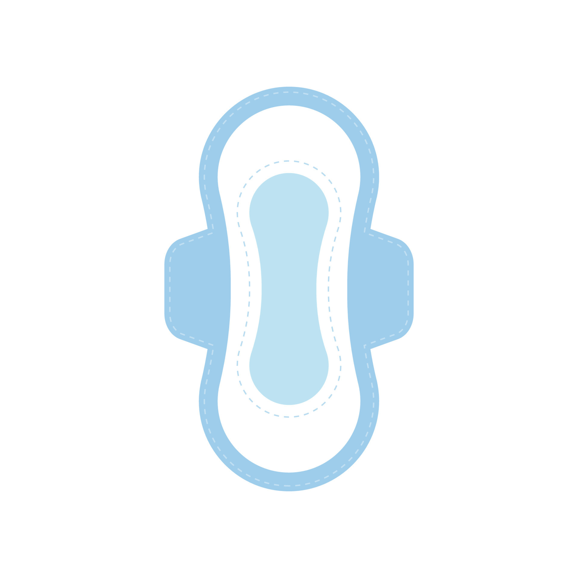 Sanitary napkin vector isolated on white background 12485105 Vector Art