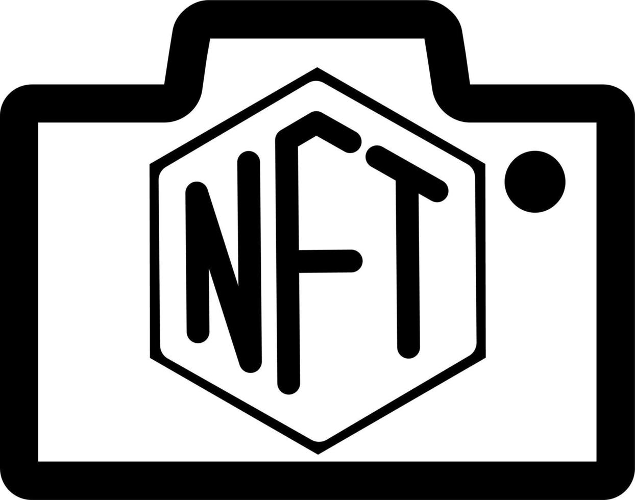 iconos nft logotipo nft ilustración vectorial nft vector